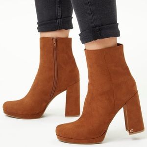 SALE! Rachel Zoe Chestnut Maya Platform Boot Brown Women